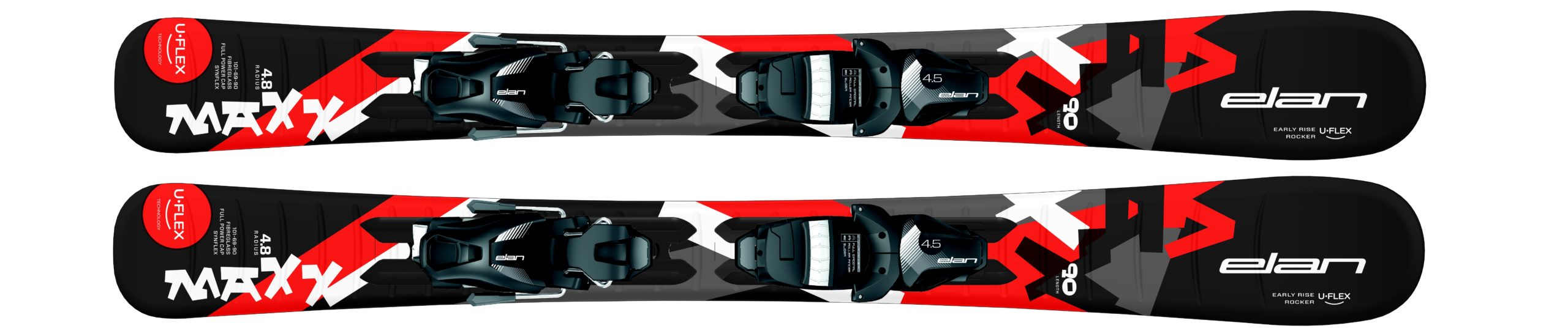 Elan Maxx Black/Red 100 cm kasutatud