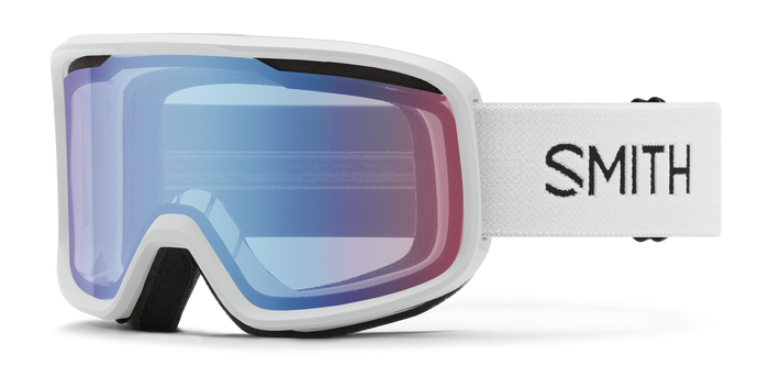 Smith Frontier - White / Blue Sensor Mirror
