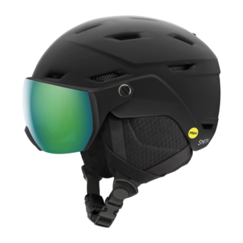 Smith Survey jr MIPS- Matte Black + Green Mirror