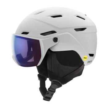 Smith Survey - Matte White + Photochromic Rose Flash