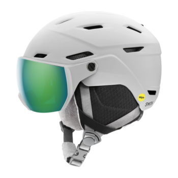 Smith Survey jr MIPS- Matte White + Green Mirror