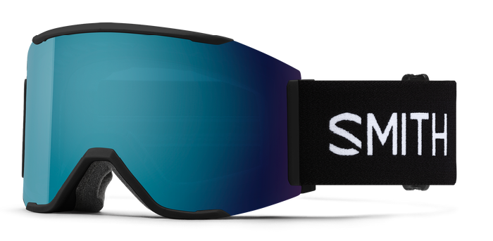 Smith Squad MAG - Black / Sun Blue Mirror