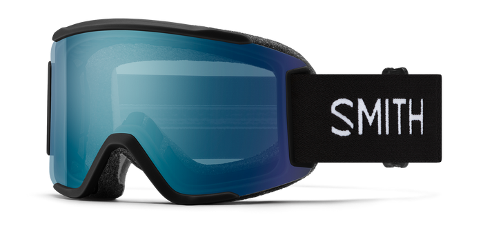 Smith Squad S - Black / Everyday Blue Mirror
