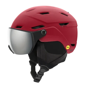 Smith Survey jr MIPS- Matte Crimson + Silver Mirror