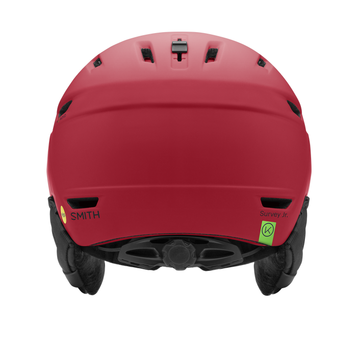 Smith Survey jr MIPS- Matte Crimson + Silver Mirror - Image 2