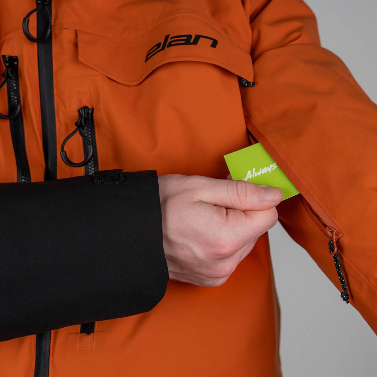 Elan Ski Jacket Areh - Orange - Image 3