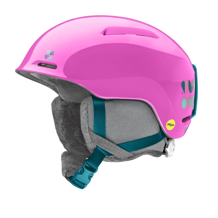 Smith Glide Jr. Mips - Vivid Pink Hearts