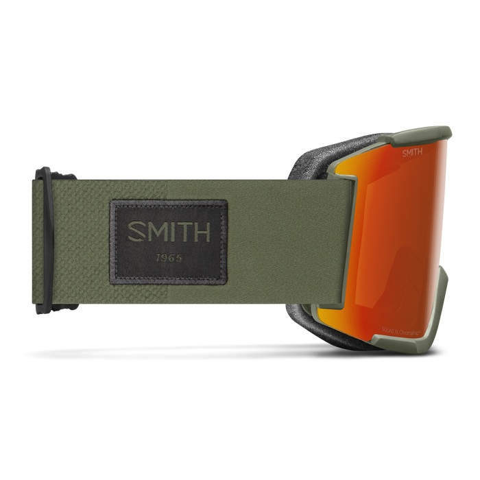 Smith Squad XL – Fatigue Green / Everyday Red Mirror - Image 4